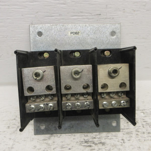 Gould Shawmut 68173 Power Distribution Block PDB 3 Pole 350MCM-#6 X 600V Cu Only (AH1073-1)
