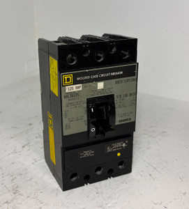 Square D KHL36125 125A Circuit Breaker 480/600V Type KAL 3 Pole 125 Amp KHL (EM5859-1)