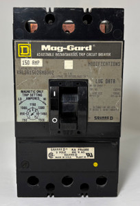 Square D KAL3615026M8002 150A Mag-Gard Circuit Breaker 600V KAL3615026M 150 Amp (EM5864-1)