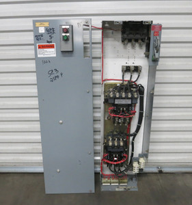 Image of Allen Bradley 2100 Size 3 2 Speed Reversing Starter 100A Fusible 52" MCC Bucket