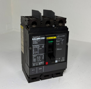 Image of Square D HJL36015 15A PowerPact Circuit Breaker HJ 060 600V 3 Pole HJ060 15 Amp