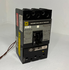 Image of Square D KAL362251121 225A Circuit Breaker w/ UVR 600V KAL 3P KAL36225 225 Amp