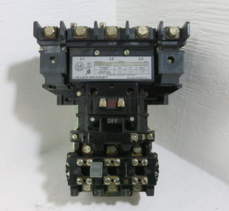 Allen Bradley 520VF-DOD Size 3 Motor Starter 120V Coil 50HP 90A 600VAC 520VF-D0D (BJ1105-1)