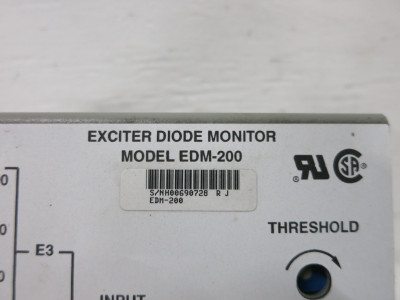 Basler Electric EDM-200 Exciter Diode Monitor Module Relay EDM200 9177201001 (DW8076-4)