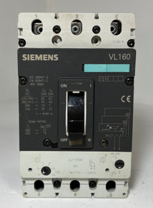 Siemens VL160 160A Circuit Breaker 3VL2716-1AA31-0AA0 480/600V 3 Pole 160 Amp (EM5896-1)