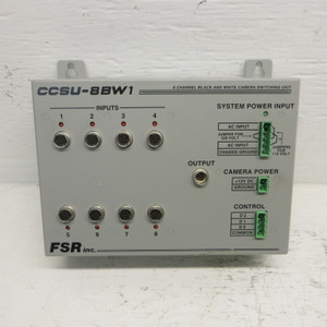 FSR Inc. CCSU-8BW1 8 Channel Black And White Camera Switching Unit 8CH CCSU8BW1 (AH1131-1)