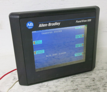Allen Bradley 2711-T6C8L1 Ser B FRN 4.30 PanelView 600 Terminal Screen Touch HMI (DW8098-1)