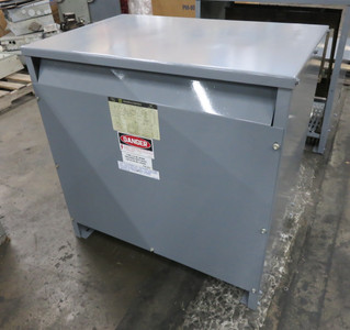 Square D 75 kVA 480 Delta to 208Y/120 V 3PH Dry Type Transformer 75T3H 480V 208 (DW8102-1)