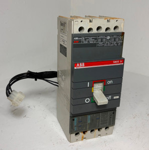 ABB S4N 250A SACE S4 Circuit Breaker 3 Pole w/ Shunt & Aux 600V PR211 250 Amp LI (EM5911-3)