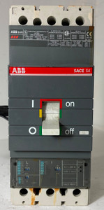 ABB S4N 250A SACE S4 Circuit Breaker 3 Pole w/ Shunt & Aux 600V PR211 250 Amp LI (EM5911-3)