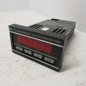 Image of INCON 1250B-0 Programmable Position Monitor 1250A In Con Panel Meter 120VAC USA