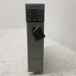 Allen Bradley 1747-L532 Ser D Rev 4 SLC500 SLC 5/03 CPU Processor Unit w/ Keys (AH1201-1)