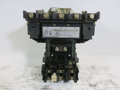 Allen Bradley 520VF-DOD Size 3 Motor Starter 120V Coil 50HP 90A 600VAC Flawed (BJ1118-1)