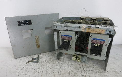 Siemens Model 90 60/30A Dual Fusible 12" MCC Bucket 60 Amp 30 Amp Fused Model 95 (DW8206-1)