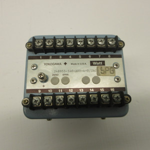Yokogawa 248955-540-AHD-4-0/JAC Juxta AC Power Series Watt Transducer 120V 831W (AH1271-6)