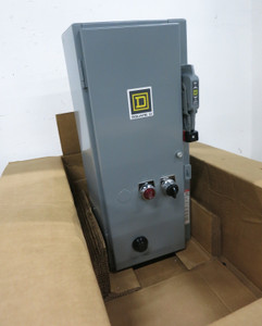 Image of NEW Square D 30A Fusible Size 1 Starter Combo Box 8536SCO1S 30 Amp 240V 120V 1PH