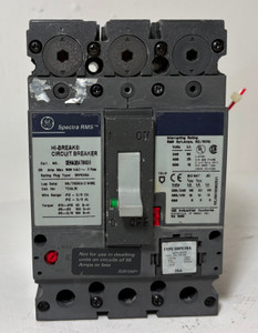 GE SEHA36AT0030 30A Spectra Circuit Breaker w/ 25 Amp Plug 3P General Electric (EM5919-2)