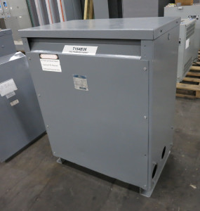 Zinsco 112.5 kVA 480 Delta to 208Y/120 V 3PH Dry Type Transformer 113-415-3 480V (DW8246-1)
