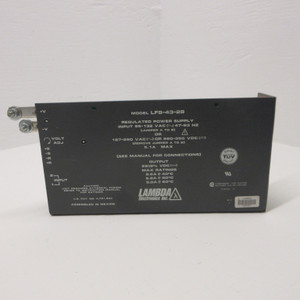 LAMBDA LFS-43-28 Regulated Power Supply 95-132VAC Input 28V Output 5.1A MAX (AH1306-5)