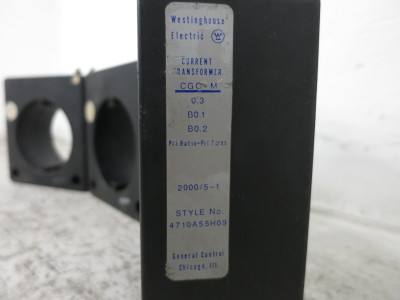 Westinghouse 4710A55H09 CGC-M Current Transformer Assembly CT 2000:5 (SET OF 3) (DW8270-1)