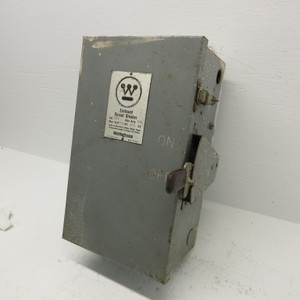 Westinghouse CFB 100A 600VAC Circuit Breaker Enclosure w/ 70 Amp FB3070 Breaker (AH1398-1)