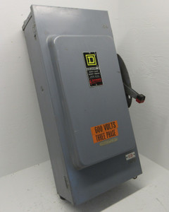 Square D H364AWK 200A 600V Fusible Safety Switch Disconnect 200 Amp 3R Ser E1 (AH1409-1)