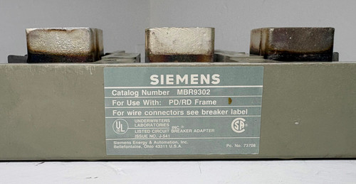 Siemens MBR9302 1600-2000 Amp Mounting Block Pair PD RD Sentron Breaker 2000A (EM5931-2)