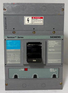 Siemens JXD23B300 300A Sentron Circuit Breaker Type JXD2-A 240V 3P 300 Amp ITE (EM5933-2)