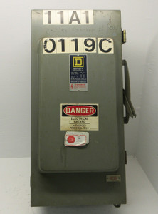 Square D H364AWK 200A 600V Fusible Safety Switch Disconnect 200 Amp 3R w/ Fuses (AH1413-1)