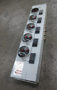 GE TMPR12512R 1200A/125A 208Y/120 Modular Metering Meter Mod Stack 4W 5 Socket (DW8317-1)