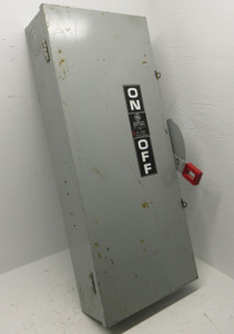 GE TH3364 200 Amp 600V Fusible Safety Switch Disconnect 200A 3W Mod 10 w/ Fuses (AH1418-1)