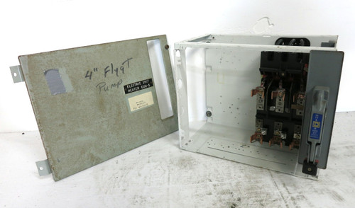 Image of Square D Model 4 60A Fusible Feeder 12" MCC Bucket 60 Amp Fused Mod 4 Unit 8998