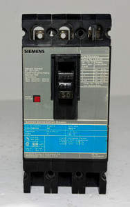 Siemens ED43B050 50A Sentron Circuit Breaker 480V 3P Type ED4 50 Amp HACR (EM5940-1)