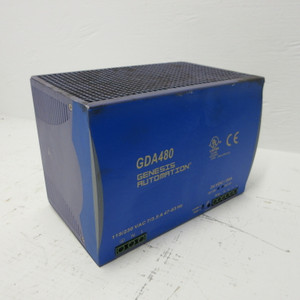Genesis Automation GDA480-24A Power Supply IN: 115/230VAC 7/3.5A OUT: 24VDC 20A (AH1429-1)