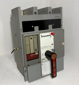 GE TPVF5612B 1600A Power Break LI Circuit Breaker w/ 1200 Amp Trip 600V 3P TPVF5 (EM5944-1)