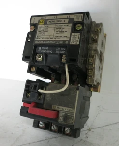 Square D 8536SCO3H200S Size 1 Motor Starter 120V Coil Motor Logic 9065-SS020 (DW8345-1)