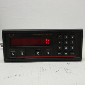 Brooks ES487 110VAC Digital Batch Totalizer Indicator Display 300-00-000-00 (AH1446-1)