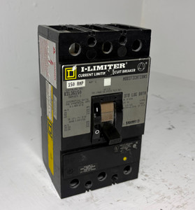 Square D KIL36150 150A I-Limiter Circuit Breaker 480/600V 3 Pole 150 Amp (EM5949-1)