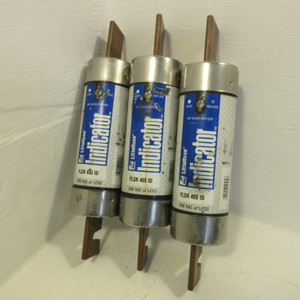 Littelfuse FLSR 400 ID Indicator Fuse 600VAC Class RK5 Time Delay (LOT OF 3) (AH1443-1)
