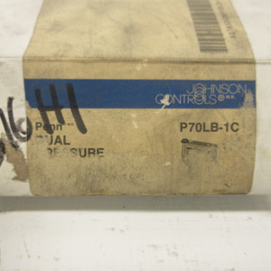 NEW Johnson Controls P70LB-1C Dual Pressure Control SPST 36" Cap 1/4" Nut NIB (AH1442-2)