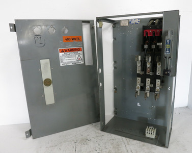 Image of Square D Model 4 100A Fusible Feeder 24" MCC Bucket 100 Amp Fused 8998
