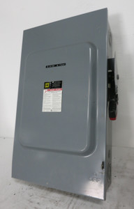 Square D H364 200A 600V Fusible Heavy Duty Safety Switch Disconnect 200 Amp F05 (DW8363-1)