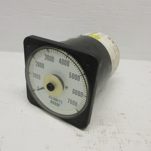 ASCO BLS-77 AC Kilowatts Panel Meter 491942-113-D-E1 (Range 0/7000 AC Kilowatts) (AH1459-1)