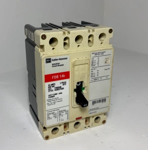 Image of Cutler-Hammer FDB3040 40A Circuit Breaker Glossy Red 480/600V 3P FDB3040L 40 Amp