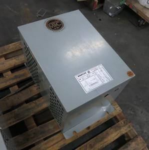Marcus 10 kVA 480 Delta to 208Y/120 V 3PH Dry Type Transformer MT10B1 TWM 480V (DW8383-2)