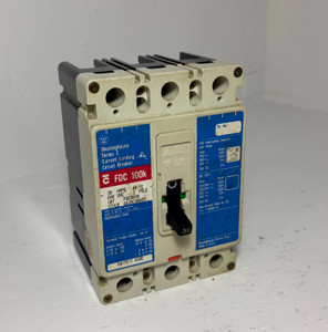 Westinghouse FDC3030 30A Circuit Breaker Matte Red FDC3030L 600V 3P FDC 30 Amp (EM5966-1)