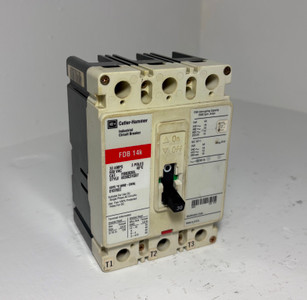 Image of Cutler-Hammer FDB3030L 30A Circuit Breaker Glossy Red 600V 3P FDB3030 30 Amp