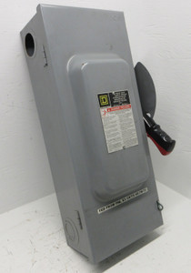 Square D HU363 100A 600V Non-Fusible Safety Switch Disconnect 100 Amp HU-363 F05 (AH1472-1)
