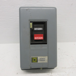 Square D 2510-MBG2 Size M-0 Enclosed Manual Starter 480/600VAC 5HP 2510-MBG2 (AH1479-1)