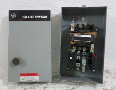 NEW GE CR306K1** Enclosed Size 1 Motor Starter 2P 1PH 120V Coil 15D21G002 2 Pole (DW8403-2)